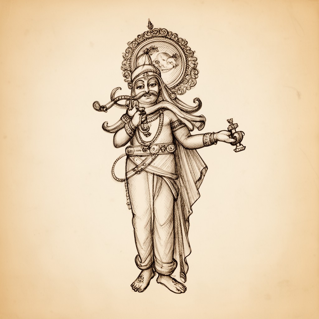 AI-generated illustration of Prakrit