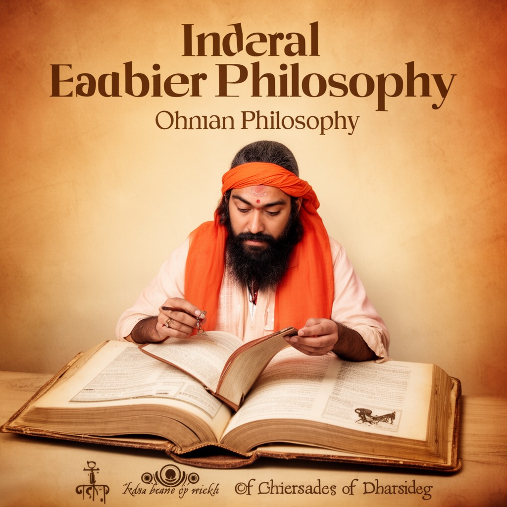 AI-generated illustration of Indian philosophy