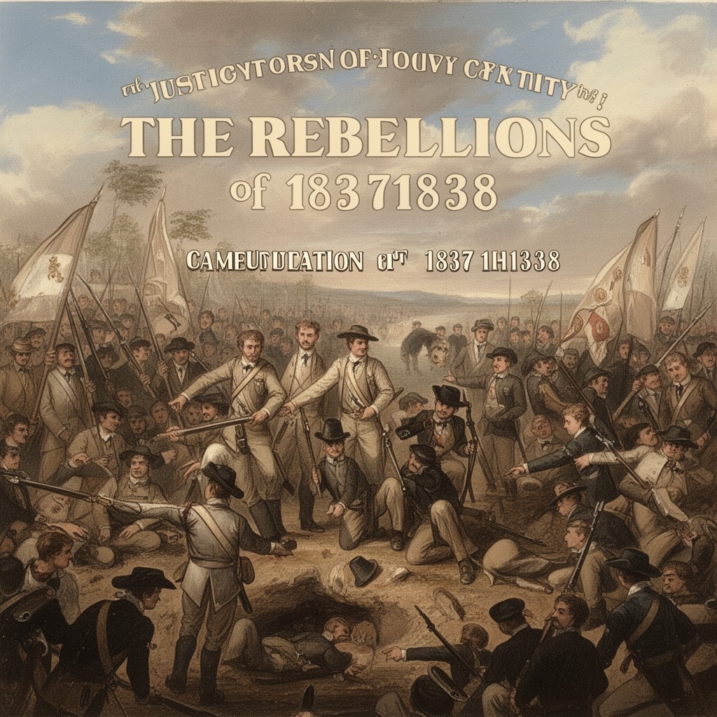 AI-generated illustration of Rebellions of 1837–1838