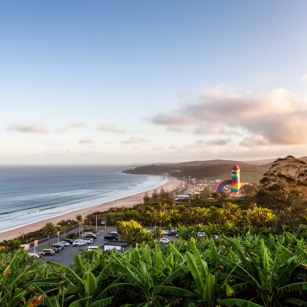 AI-generated illustration of Coffs Harbour