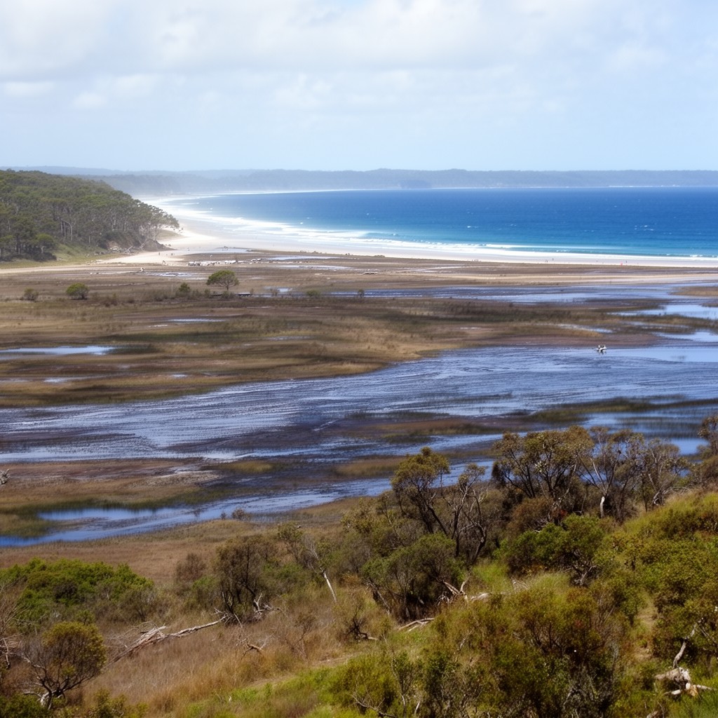AI-generated illustration of Bundjalung National Park