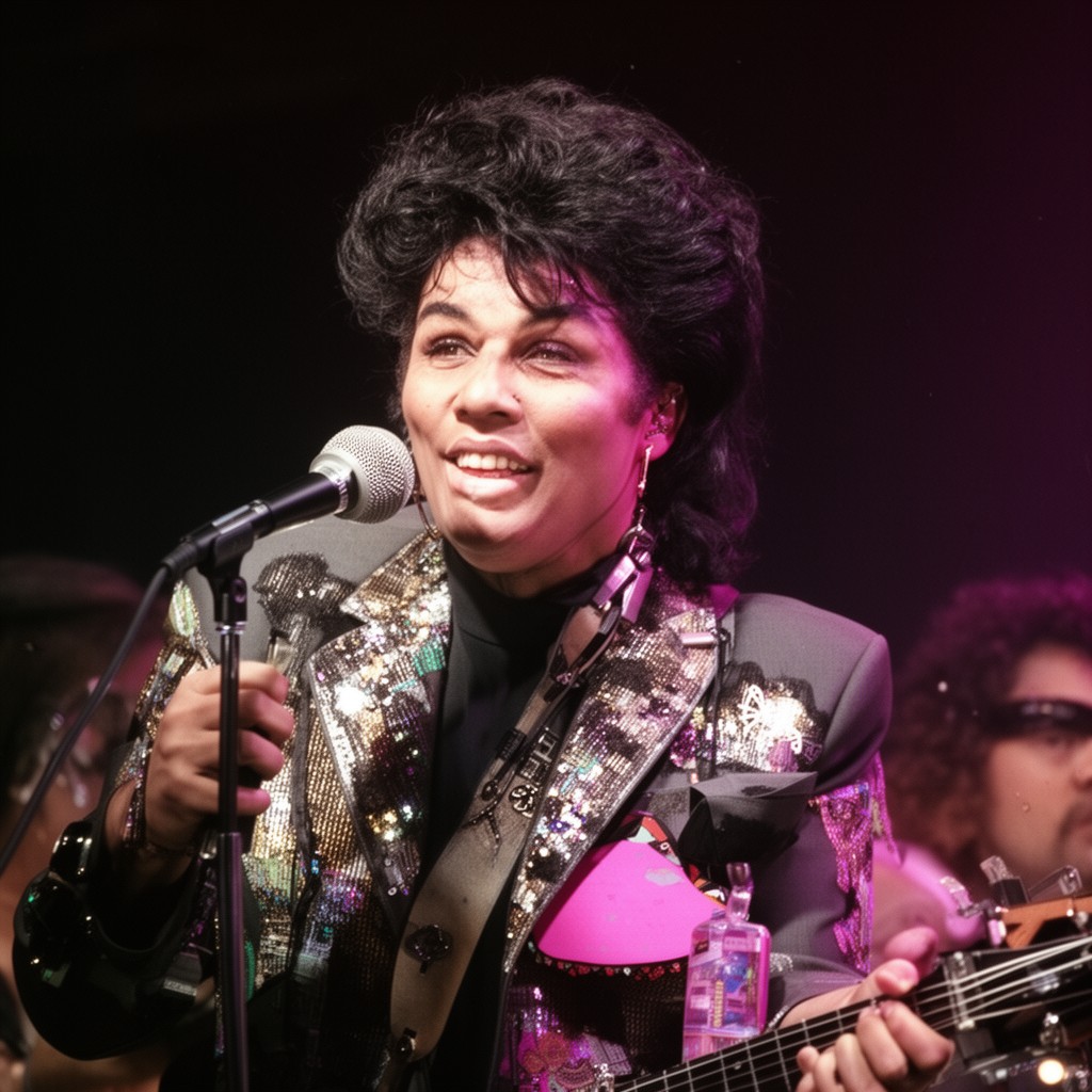 AI-generated illustration of Little Richard