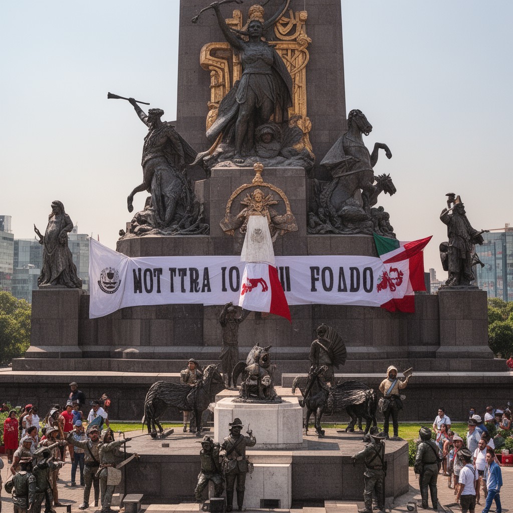 AI-generated illustration of Altar a la Patria