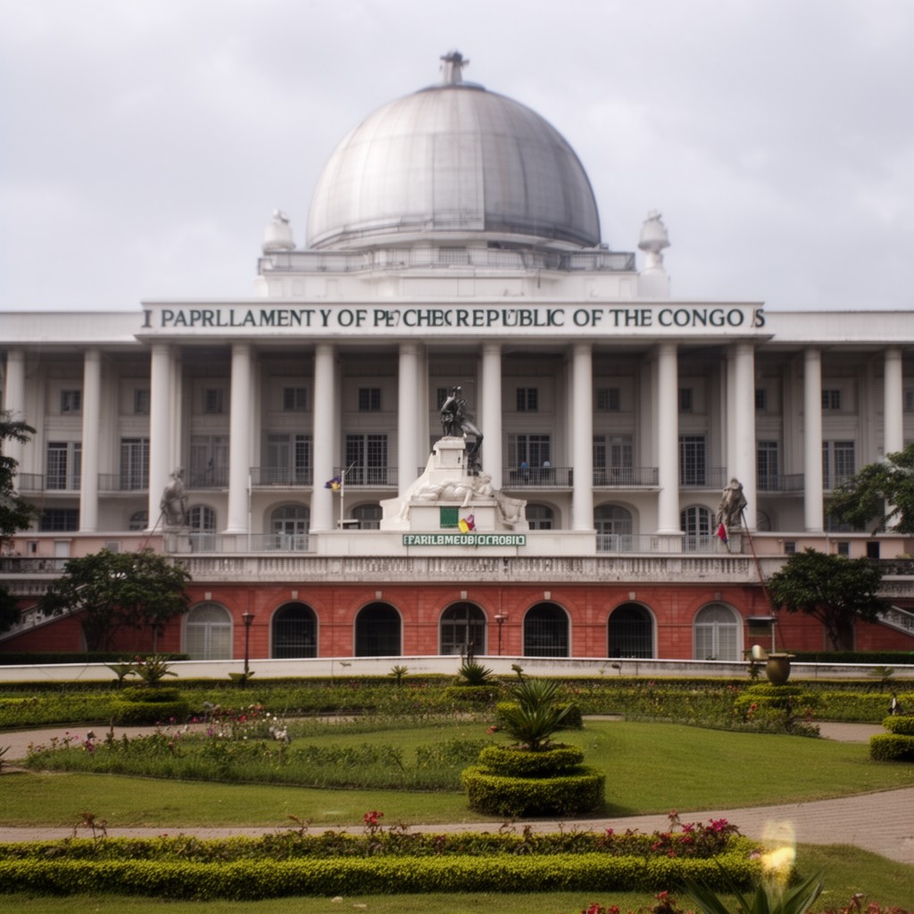 AI-generated illustration of Parliament of the Republic of the Congo