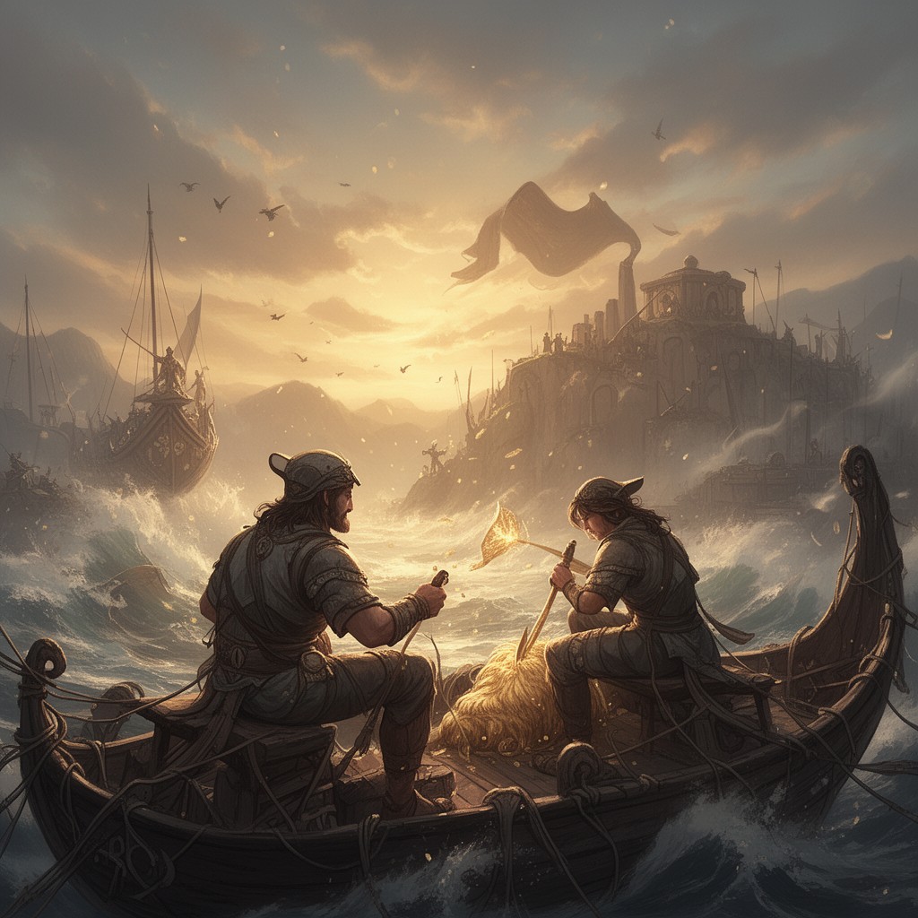 AI-generated illustration of Argonautica