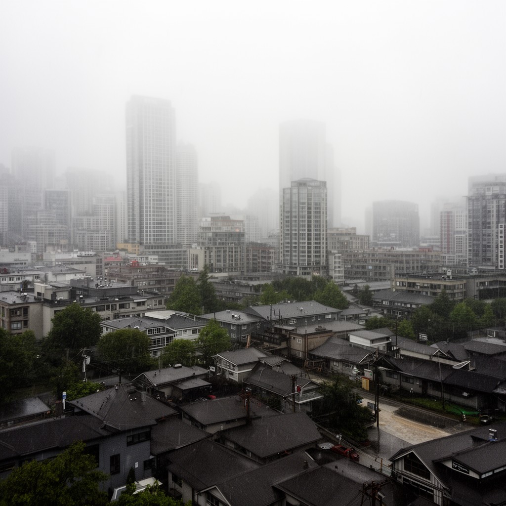 AI-generated illustration of Rain City
