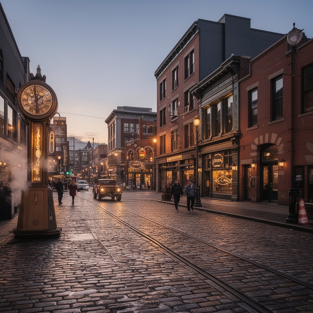 AI-generated illustration of Gastown