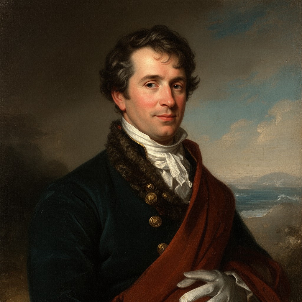 AI-generated illustration of George Vancouver