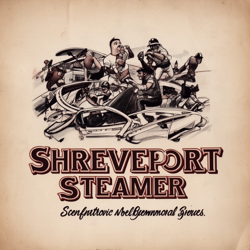 AI-generated illustration of Shreveport Steamer
