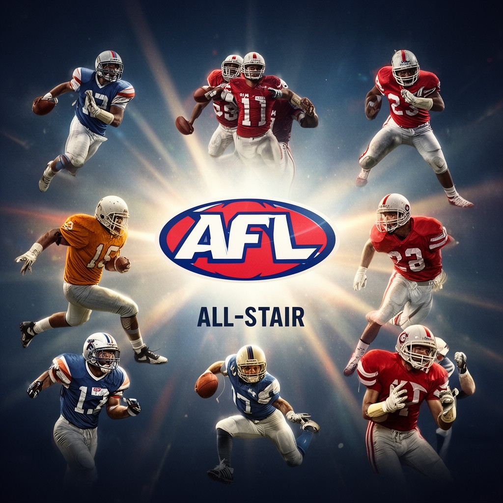 AI-generated illustration of AFL All-Star