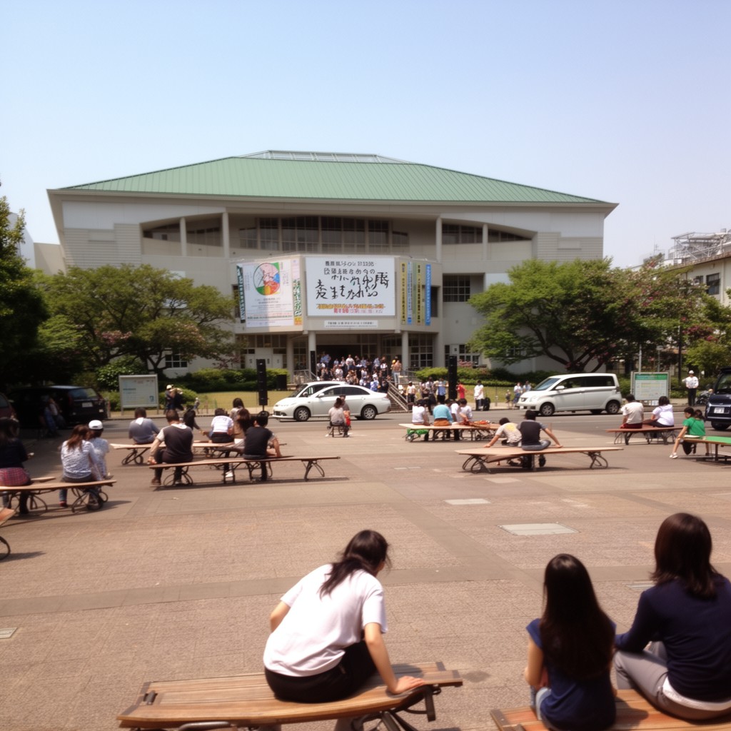 AI-generated illustration of Takatsuki Arts Theatre
