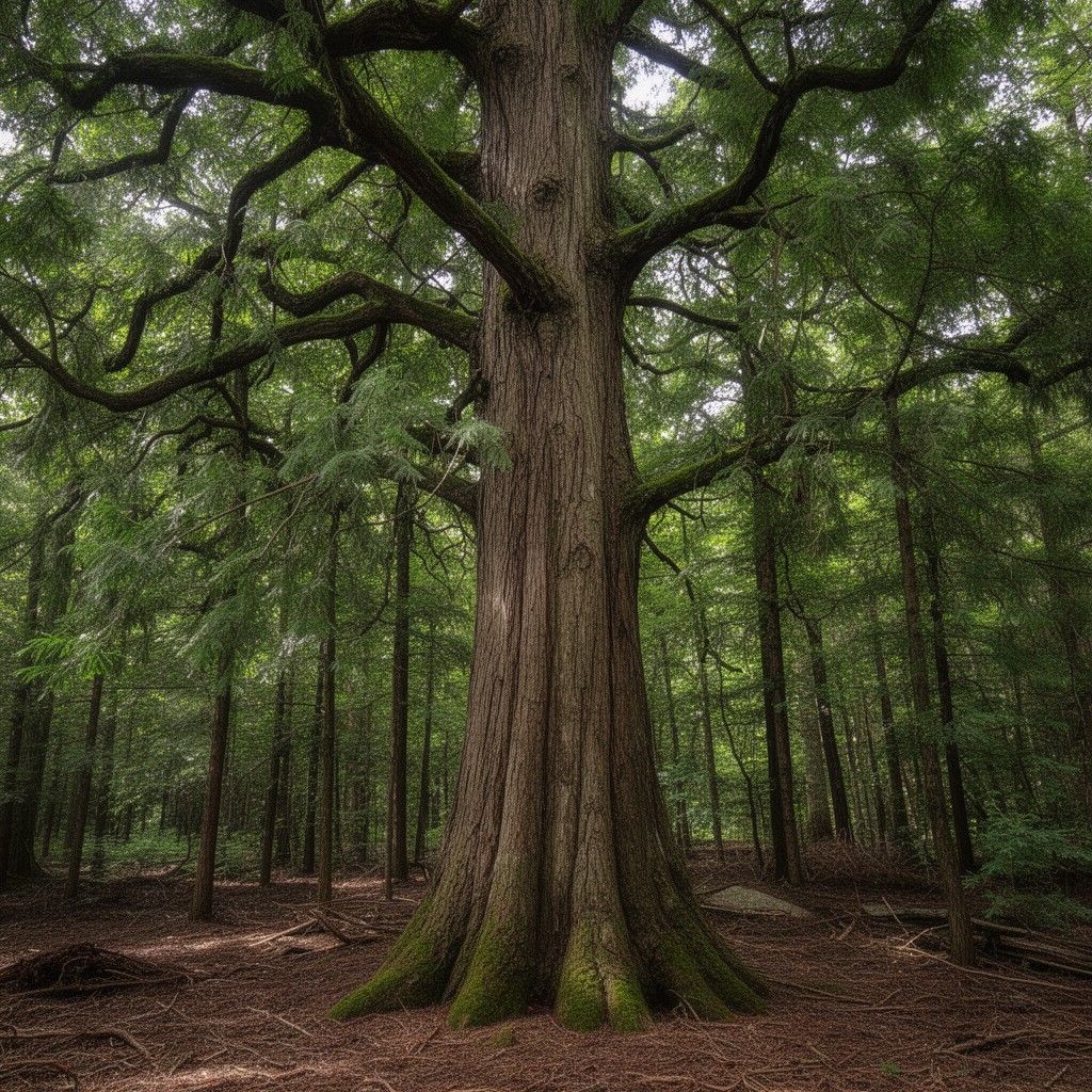 AI-generated illustration of Camphor tree