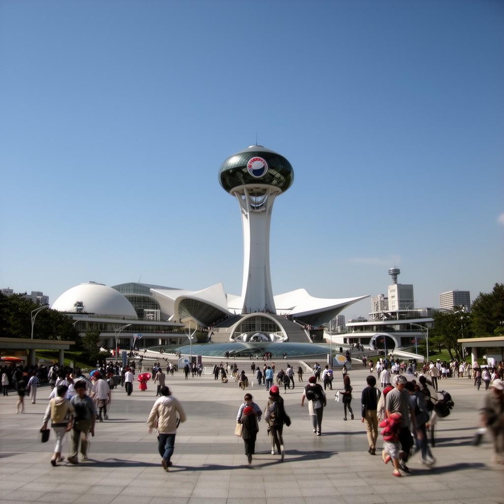AI-generated illustration of Expo ’70