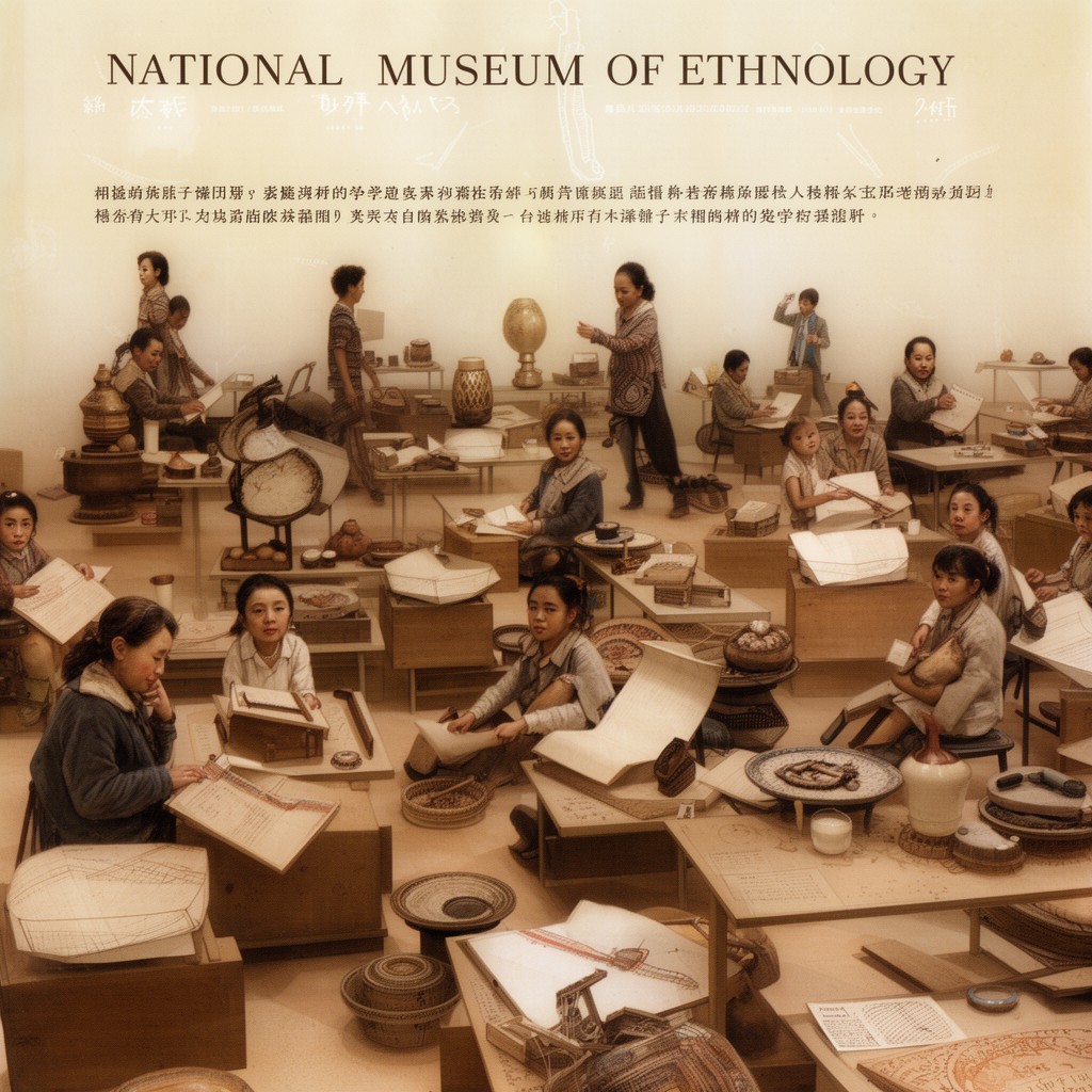 AI-generated illustration of National Museum of Ethnology