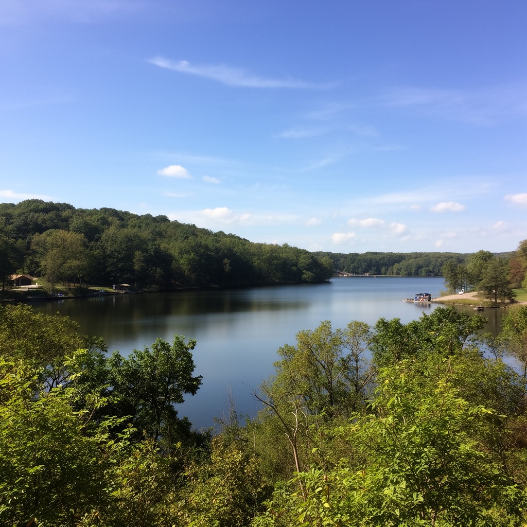 AI-generated illustration of George Wyth State Park