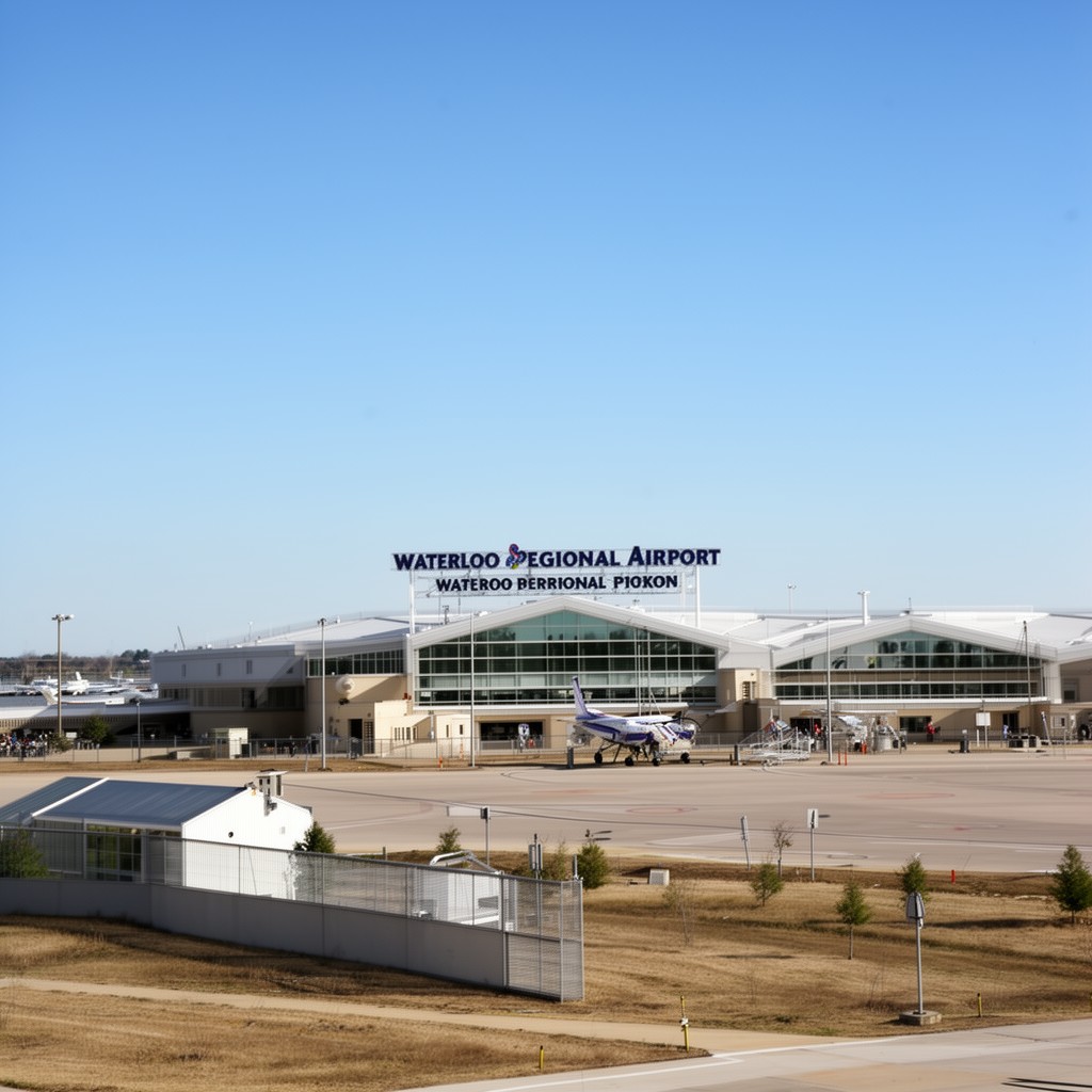 AI-generated illustration of Waterloo Regional Airport