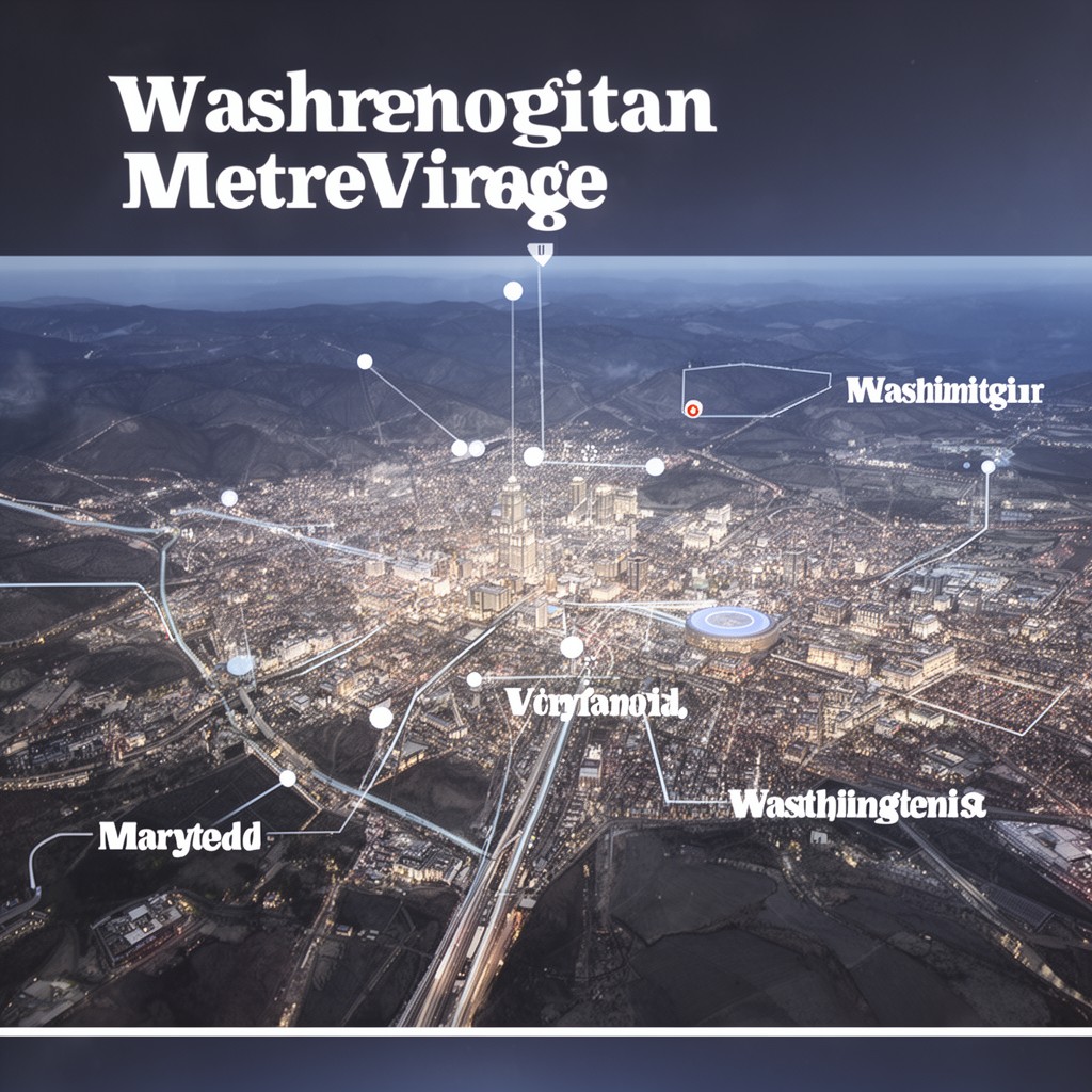 AI-generated illustration of Washington metropolitan area