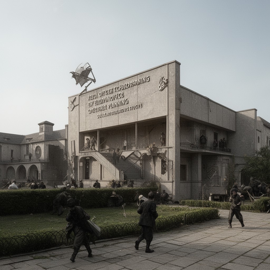 AI-generated illustration of Reich Office for Spatial Planning