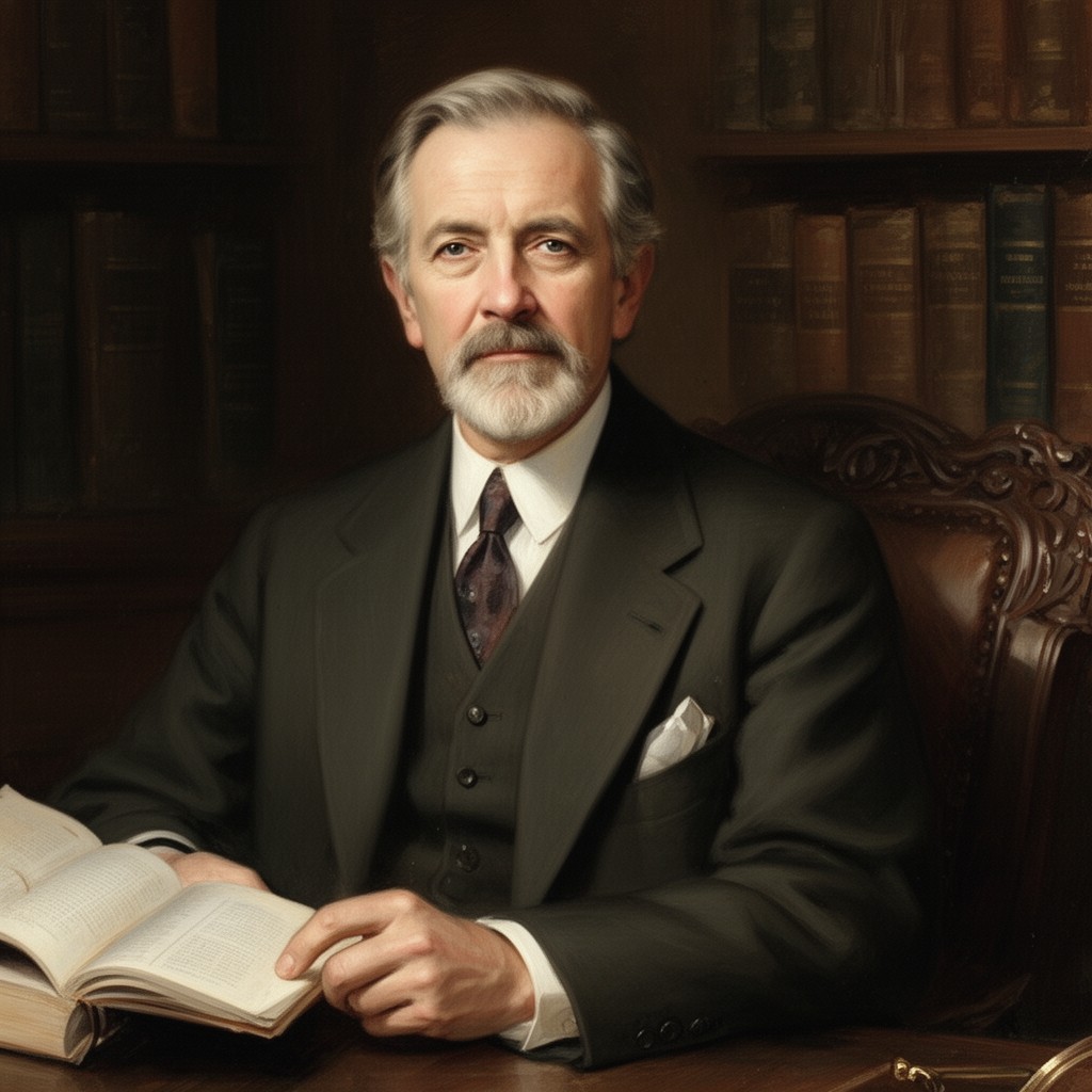 AI-generated illustration of B. B. Warfield