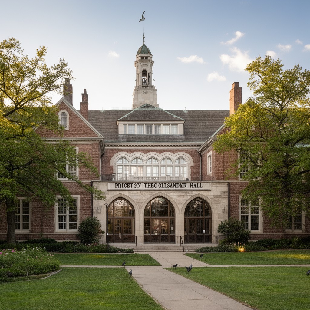 AI-generated illustration of Alexander Hall