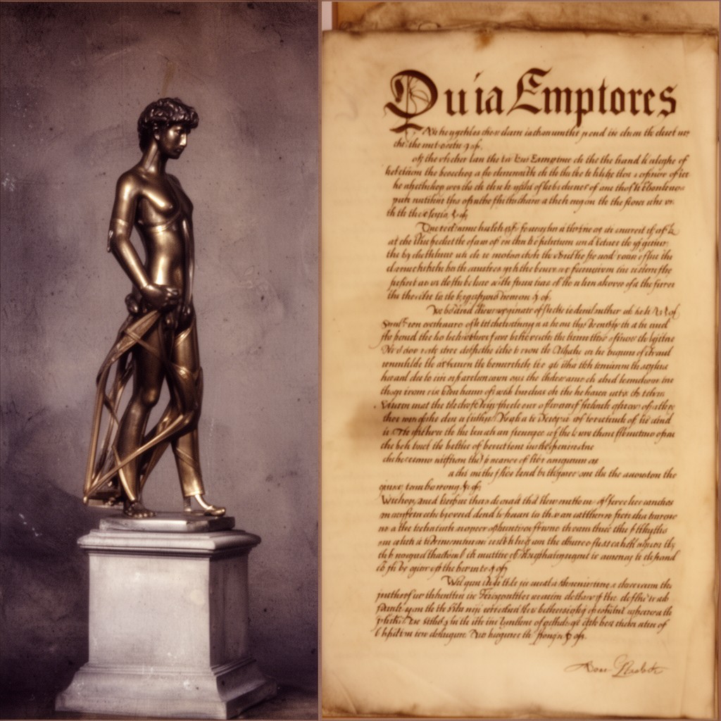 AI-generated illustration of Statute of Quia Emptores