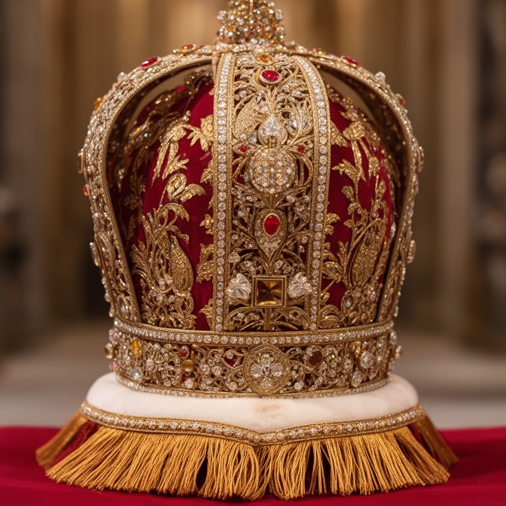 AI-generated illustration of Papal tiara