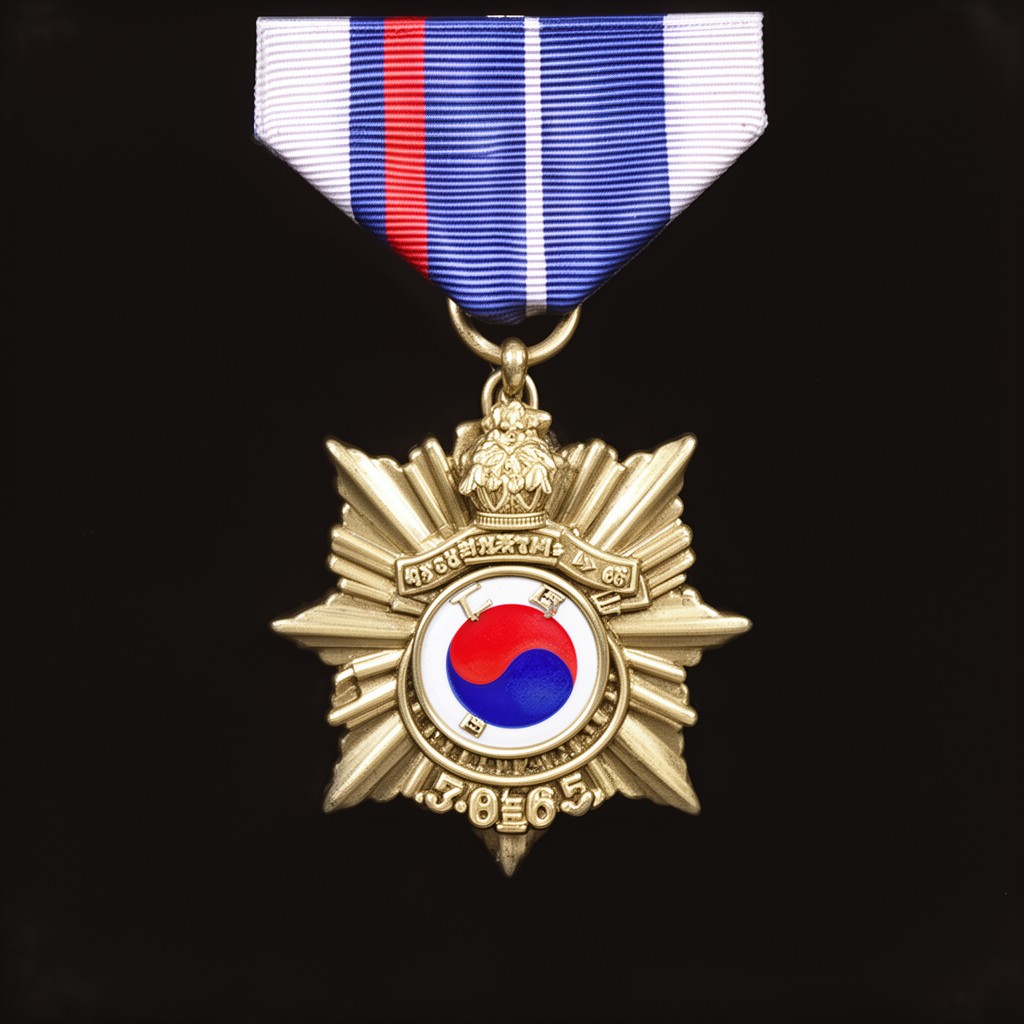 AI-generated illustration of Order of Service Merit (South Korea)