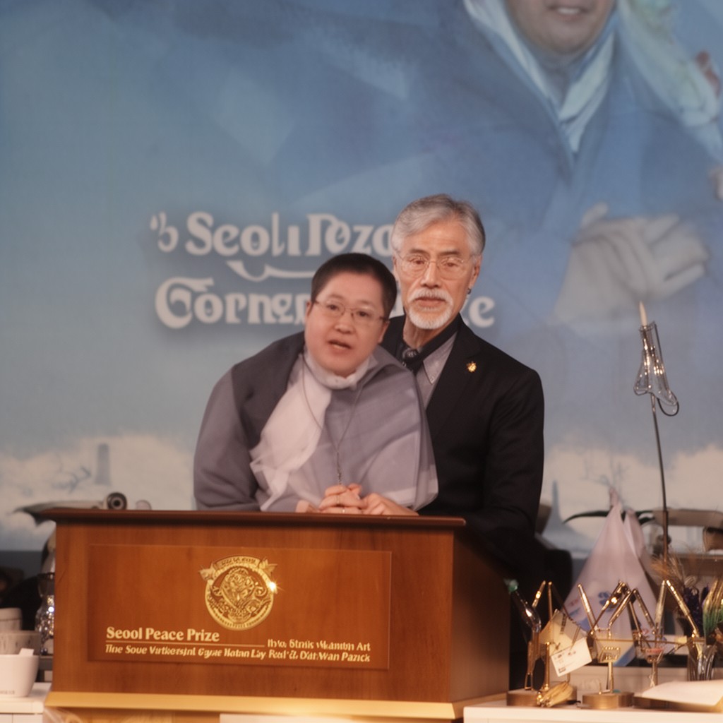 AI-generated illustration of Seoul Peace Prize