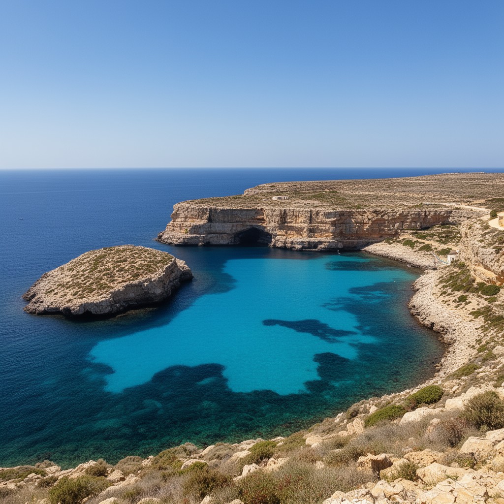 AI-generated illustration of Comino