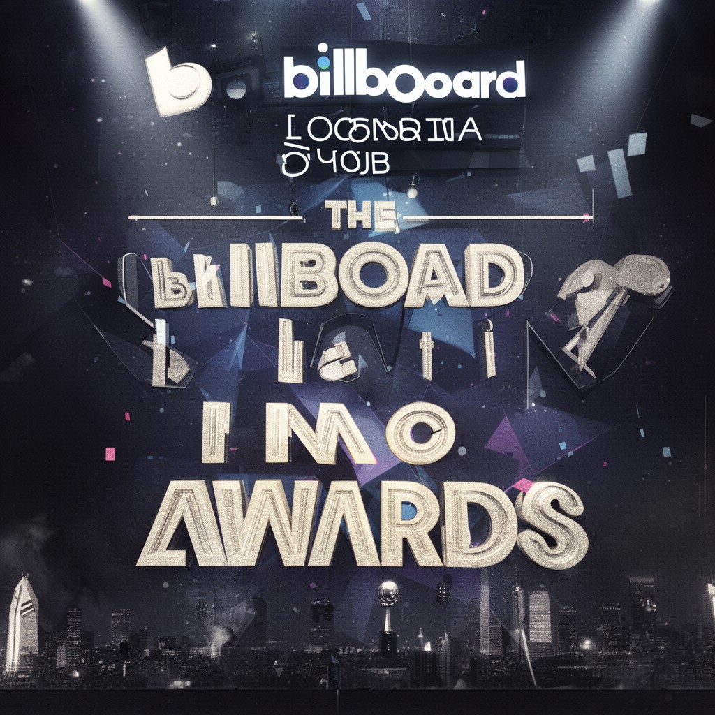 AI-generated illustration of Billboard Latin Music Awards
