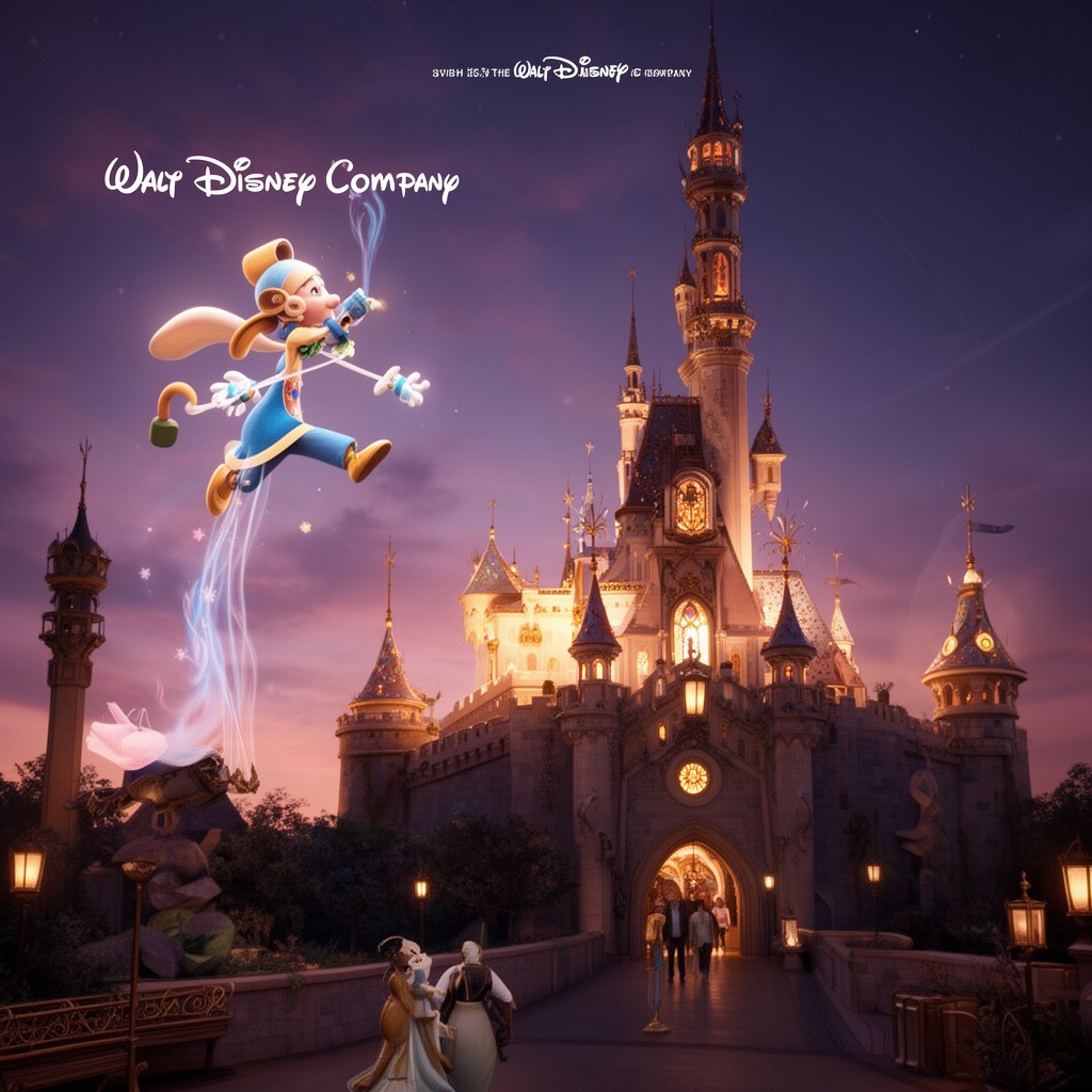 AI-generated illustration of The Walt Disney Company