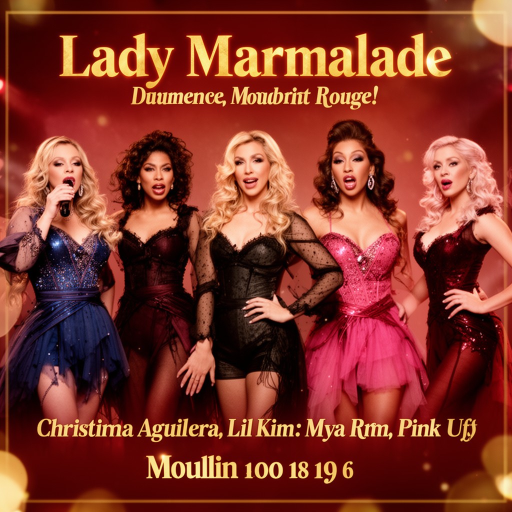 AI-generated illustration of Lady Marmalade