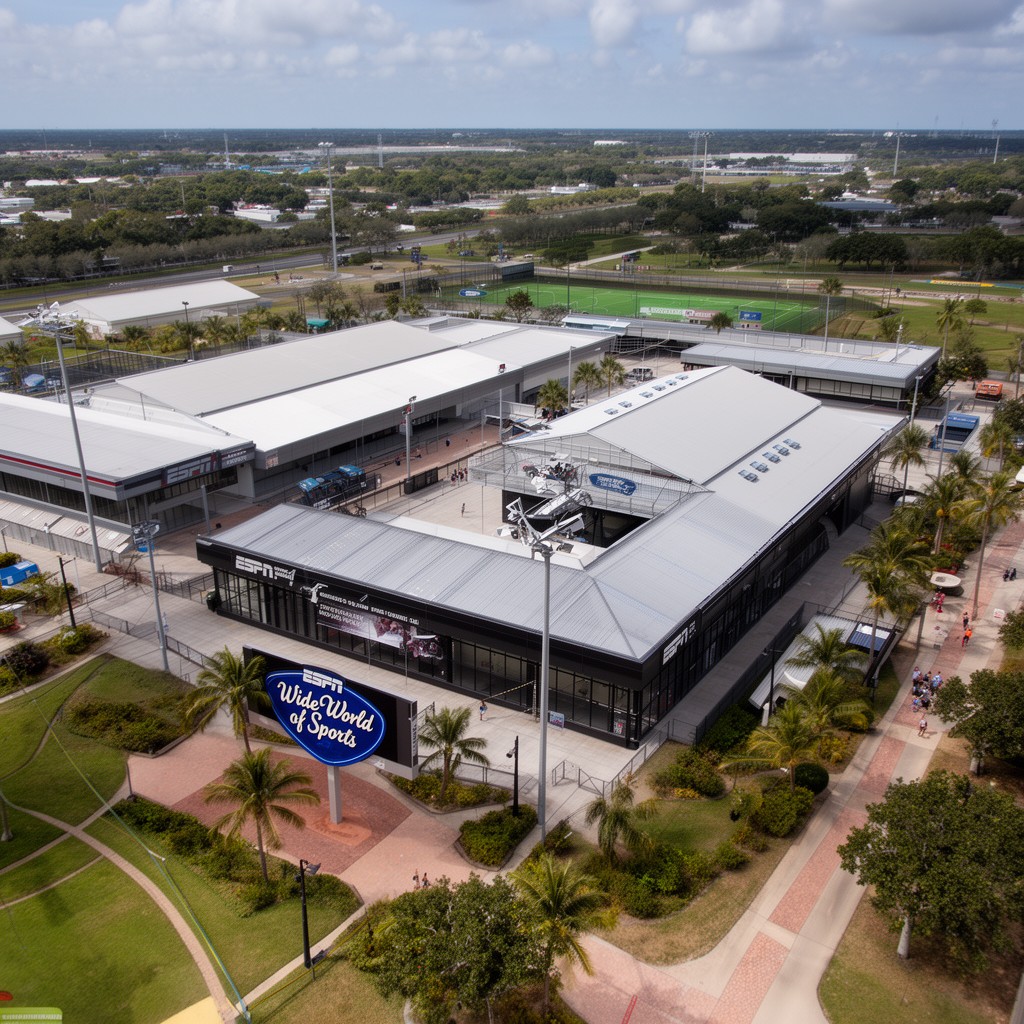 AI-generated illustration of ESPN Wide World of Sports Complex