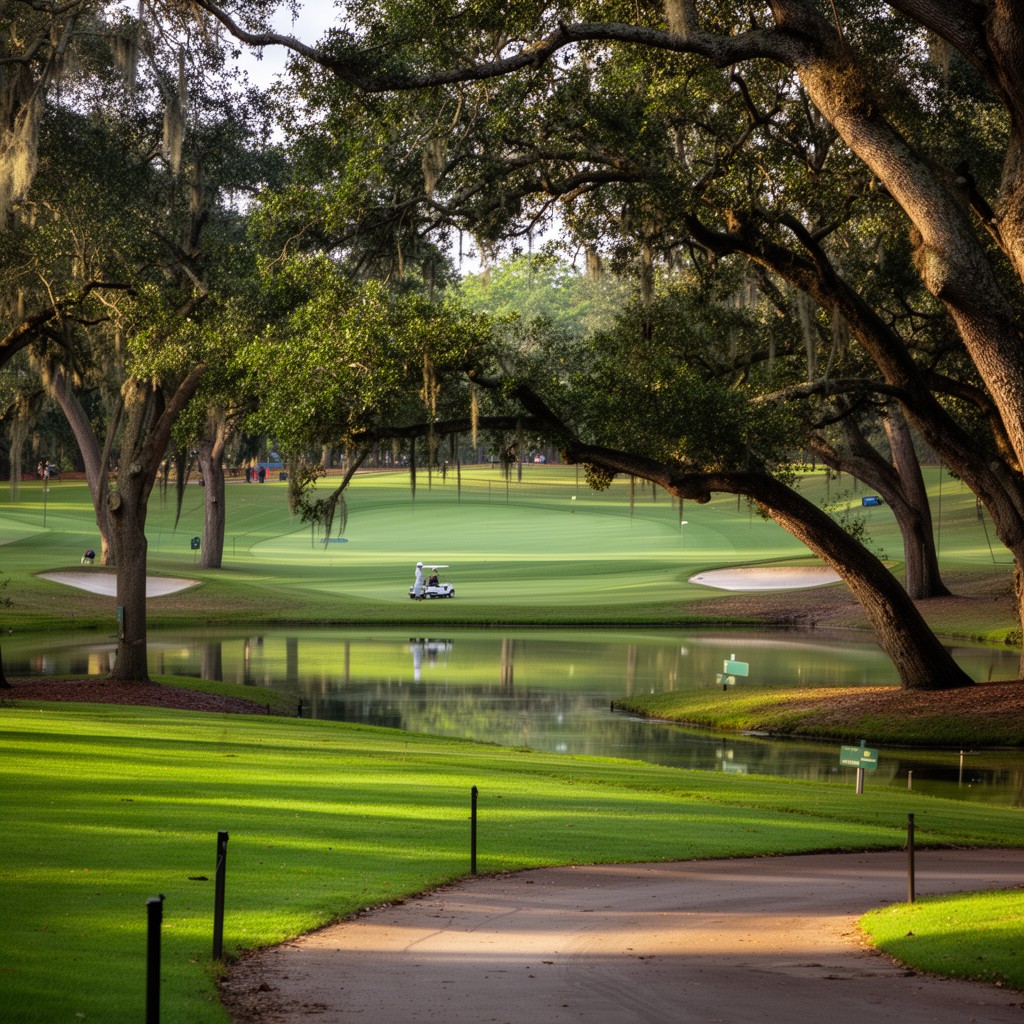AI-generated illustration of Disney's Magnolia Golf Course