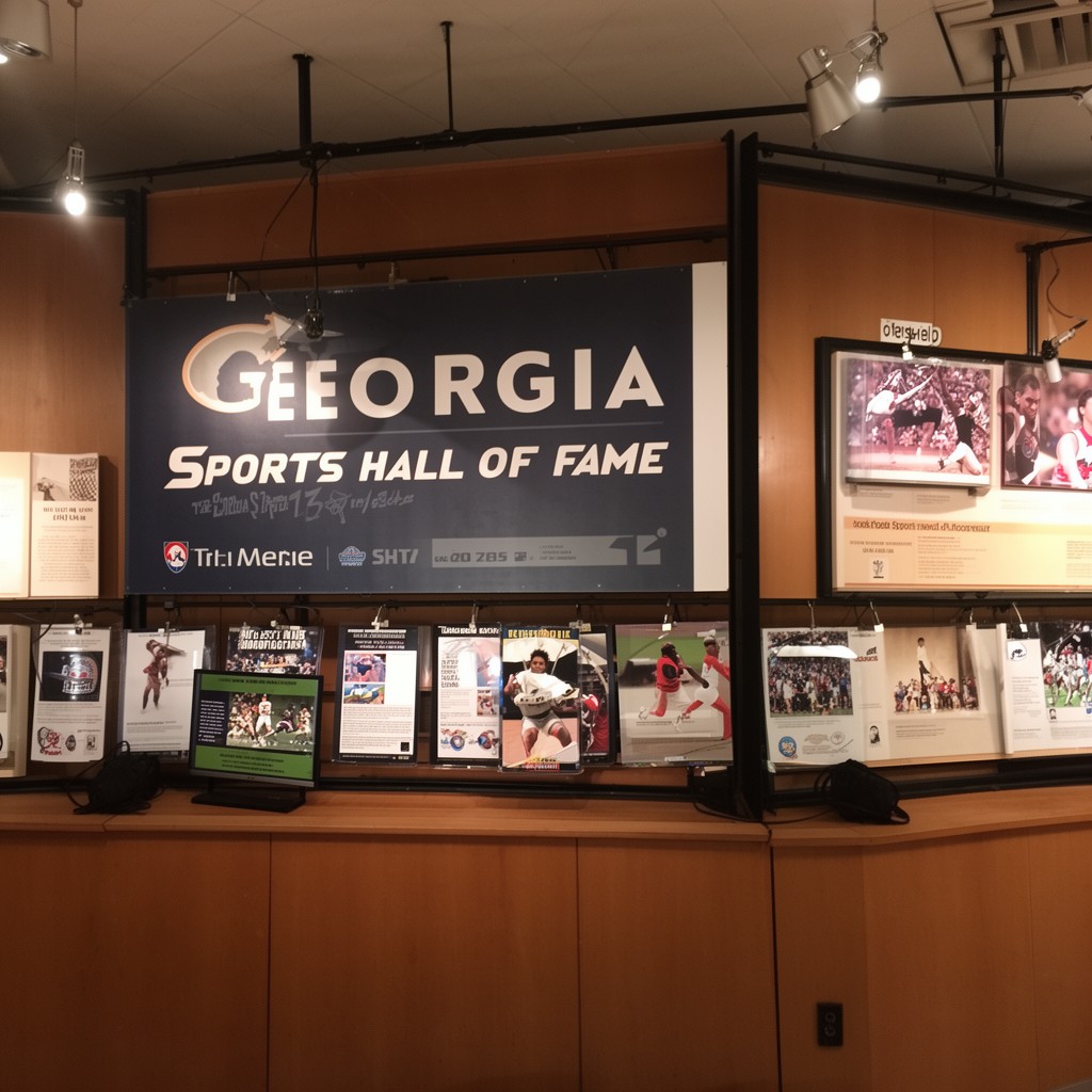 AI-generated illustration of Georgia Sports Hall of Fame