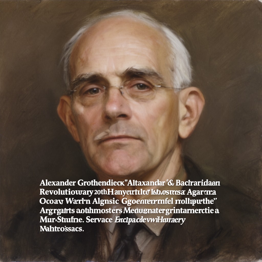 AI-generated illustration of Alexander Grothendieck