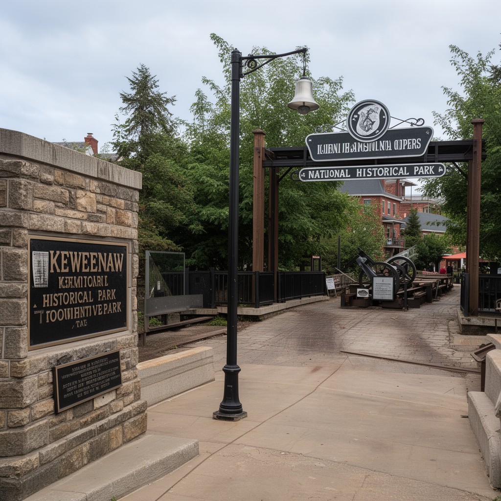 AI-generated illustration of Keweenaw National Historical Park