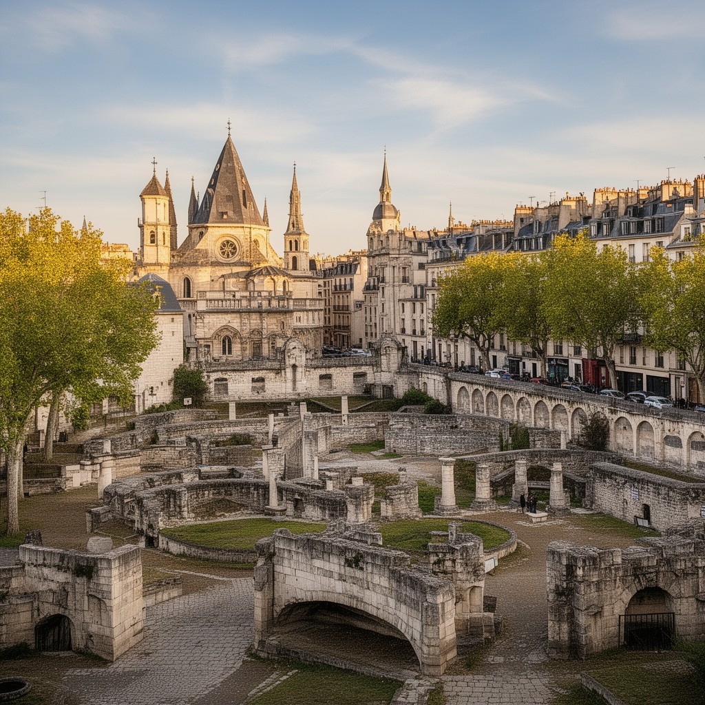 AI-generated illustration of 5th arrondissement of Paris