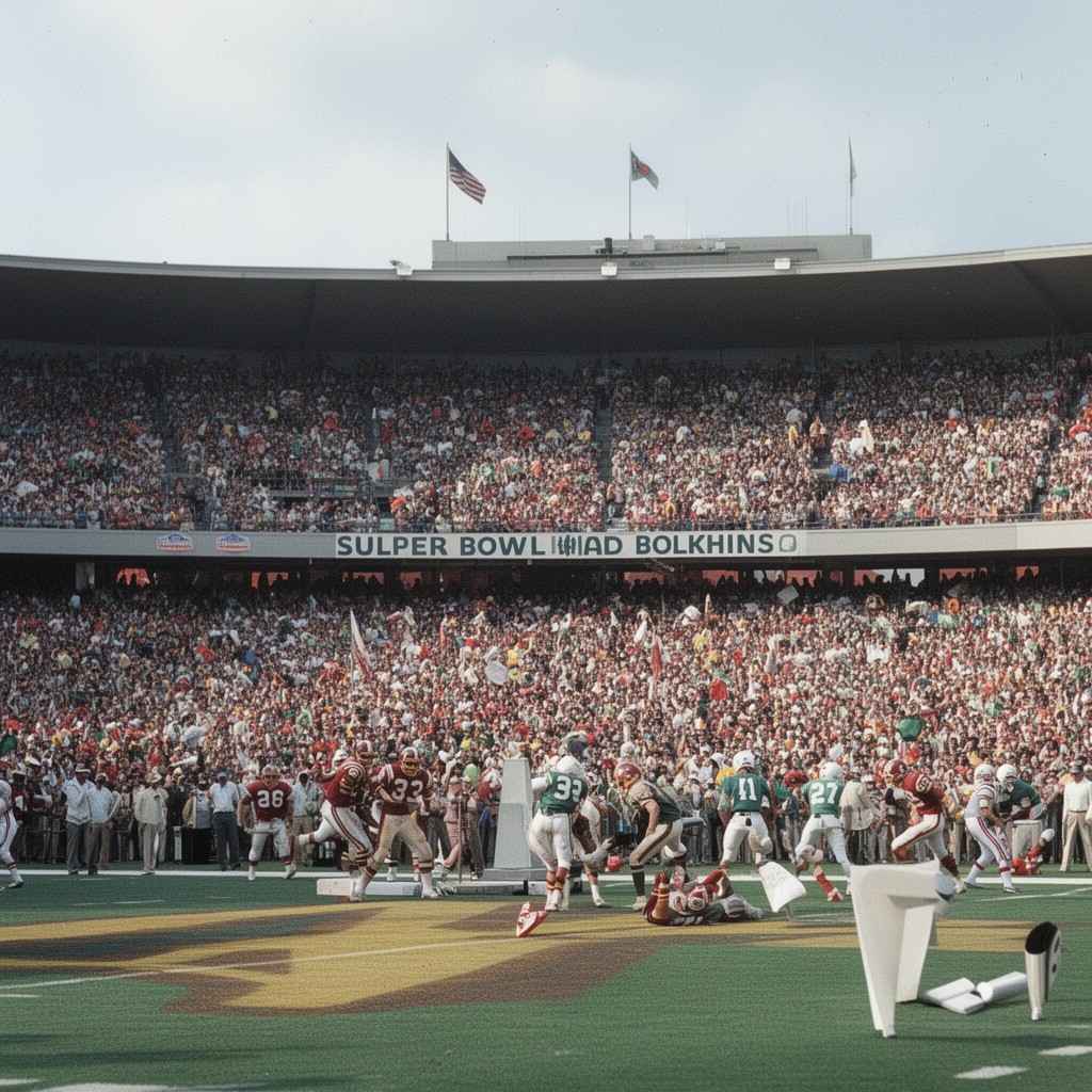 AI-generated illustration of Super Bowl VII