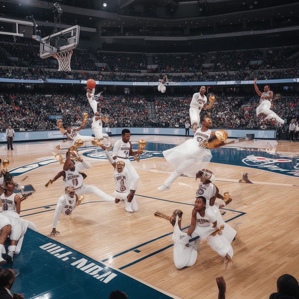 AI-generated illustration of All-NBA Second Team