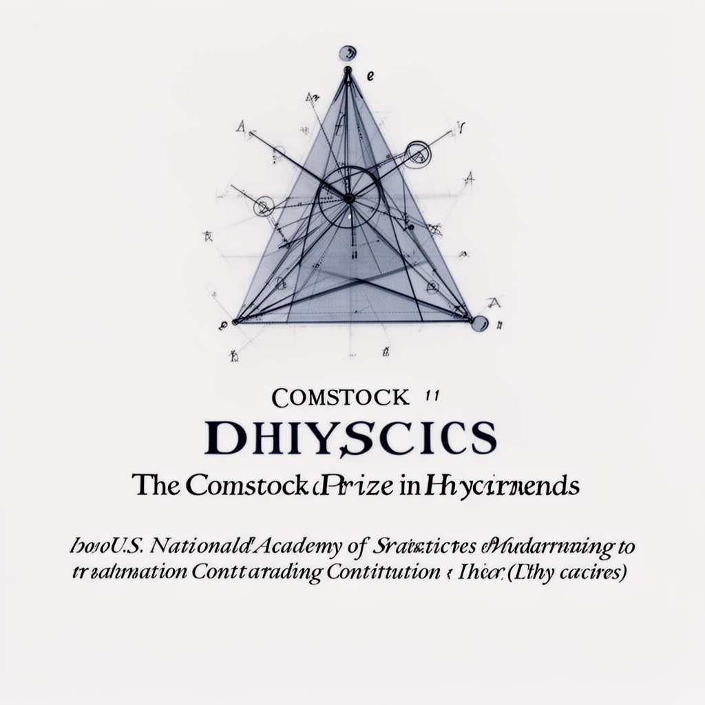 AI-generated illustration of Comstock Prize in Physics