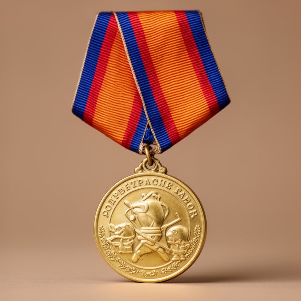 AI-generated illustration of Medal for Labour Valour