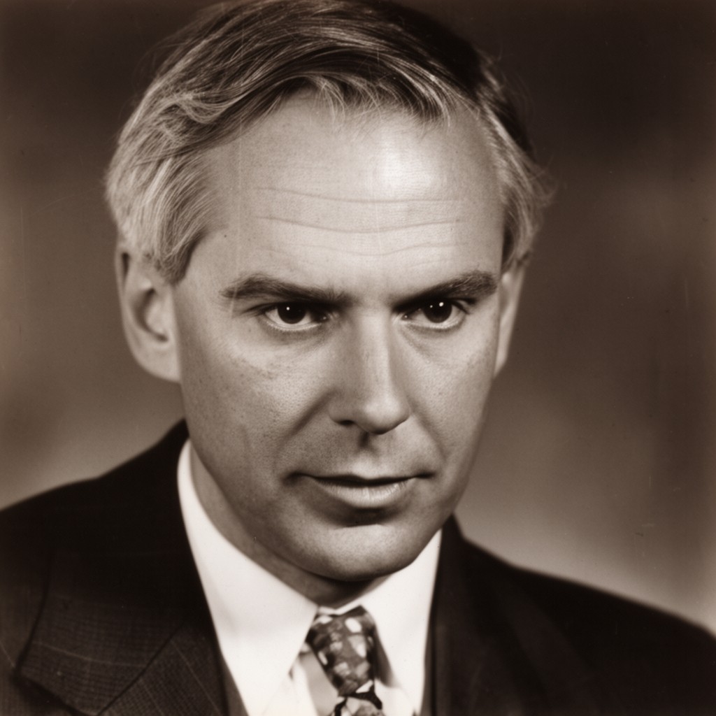 AI-generated illustration of Wilfrid Kent Hughes