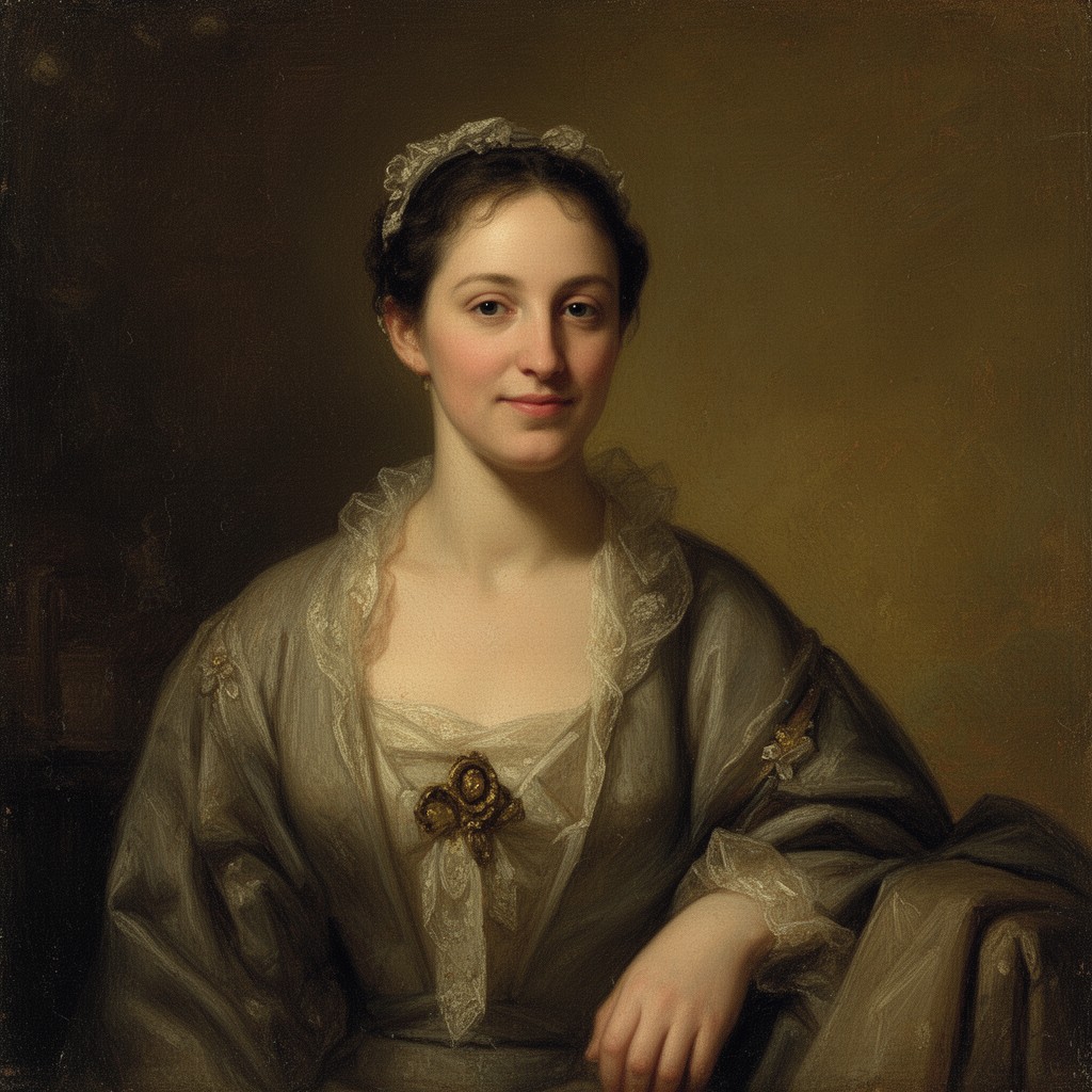 AI-generated illustration of Anna de Witt