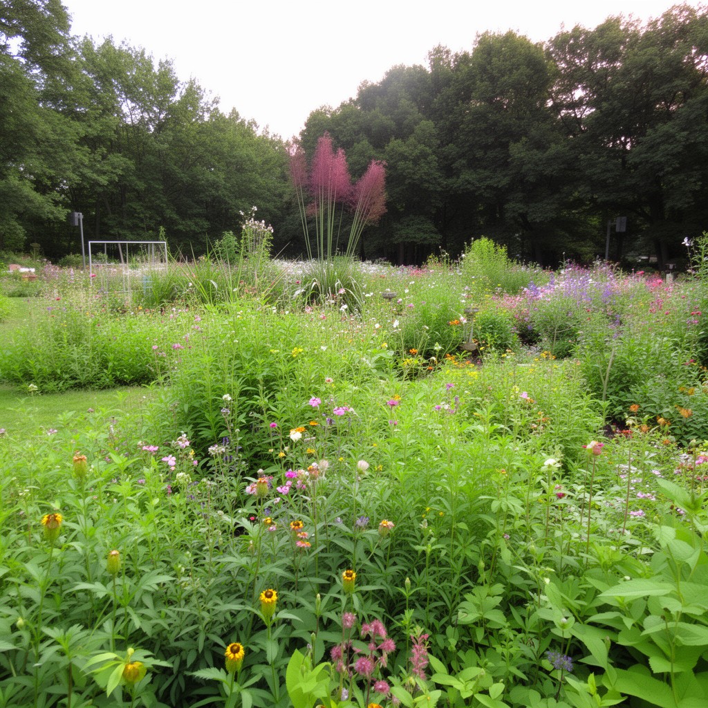 AI-generated illustration of Robison York State Herb Garden