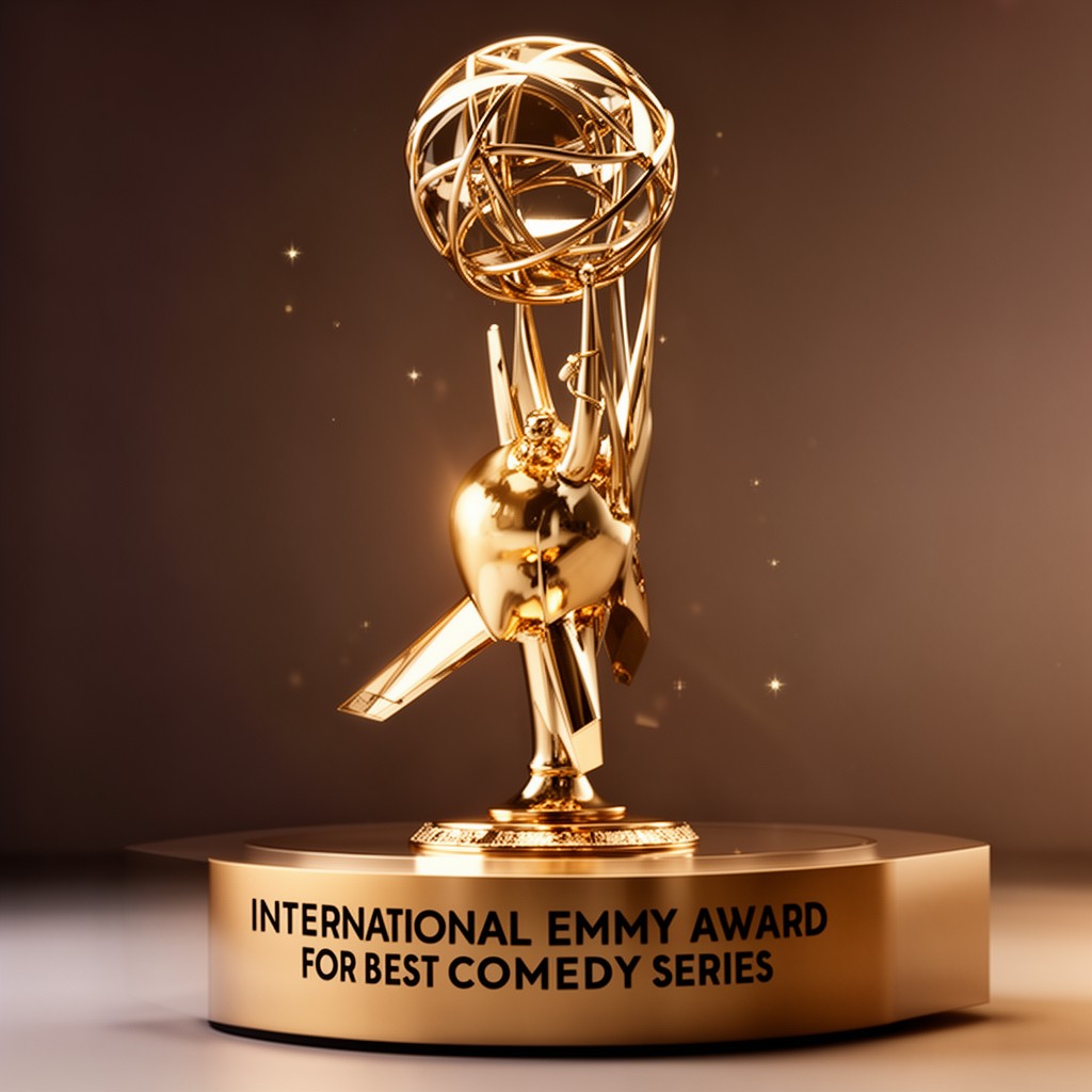AI-generated illustration of International Emmy Award for Best Comedy Series