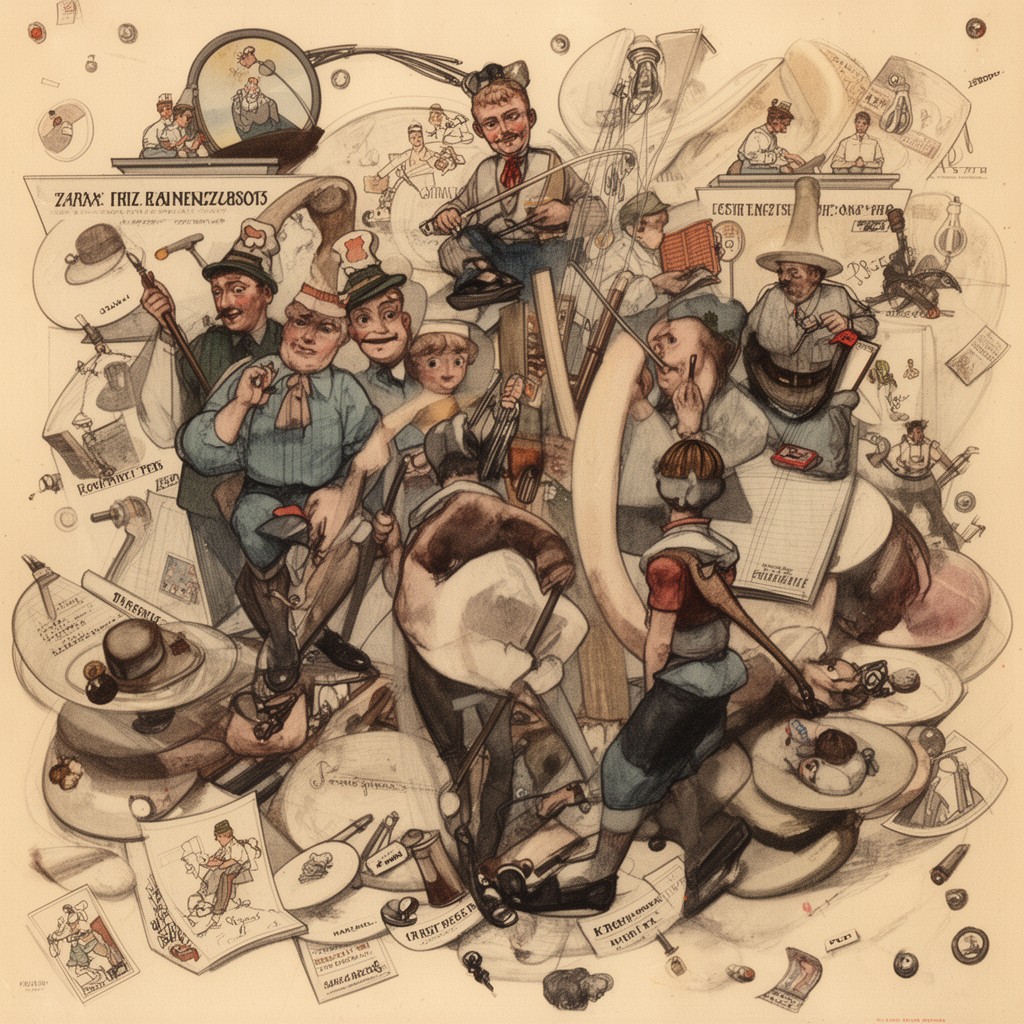 AI-generated illustration of J. C. Leyendecker
