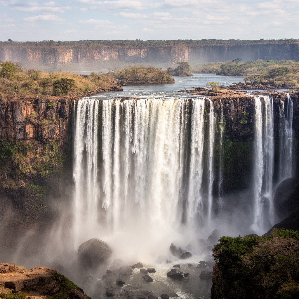 AI-generated illustration of Main Falls