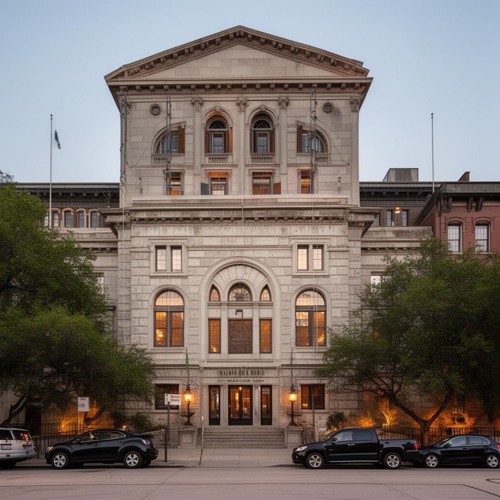 AI-generated illustration of DuSable Black History Museum and Education Center