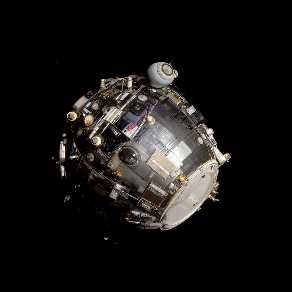 AI-generated illustration of Apollo 8